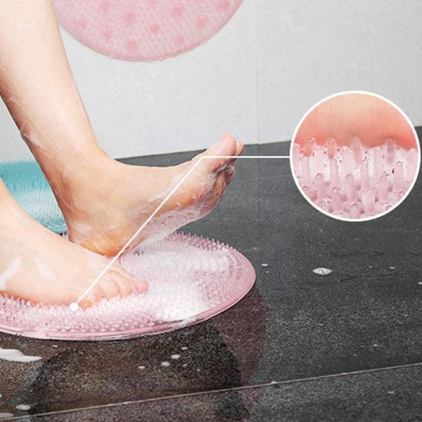 bath mats silicone shower back brush massager foot dead stepping pad massage sole skid-proof skin cleaner v4b4
bath mats silicone shower back brush massager foot dead stepping pad massage sole skid-proof skin cleaner v4b4