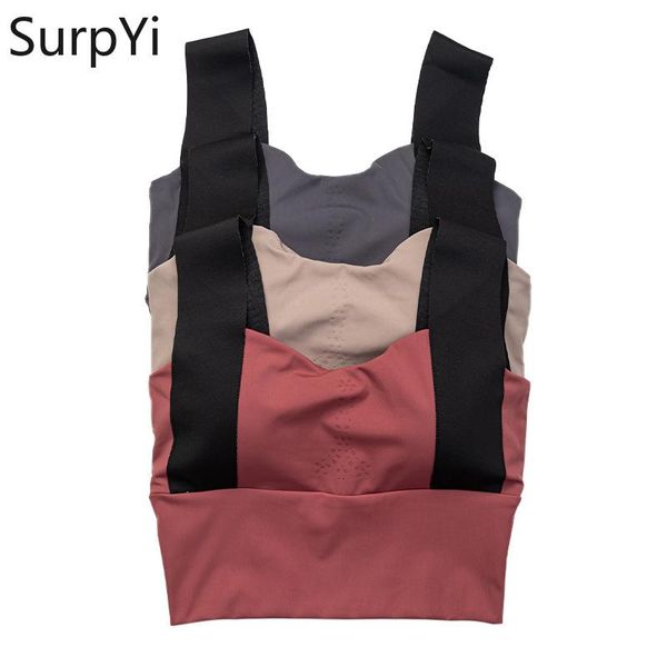 women widened shoulder strap sports bra absorb sweat shockproof athletic gym running fitness yoga clothing, White;black
women widened shoulder strap sports bra absorb sweat shockproof athletic gym running fitness yoga clothing, White;black