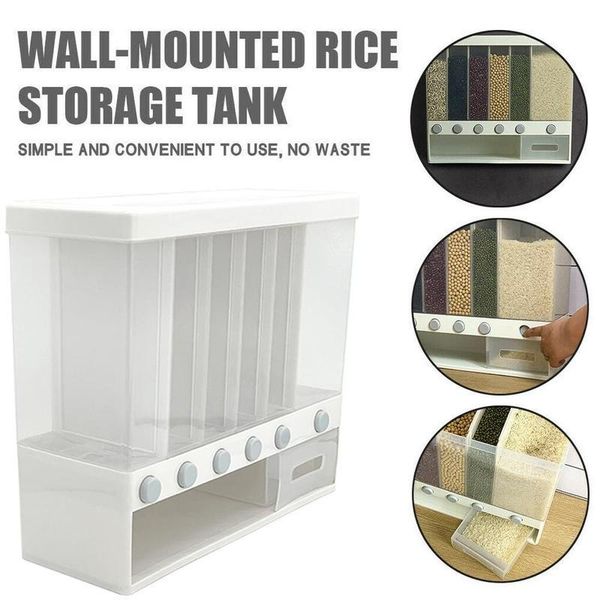 storage bottles & jars 10l press cereals dispenser wall-mounted dry food grains rice bucket box home plastic
storage bottles & jars 10l press cereals dispenser wall-mounted dry food grains rice bucket box home plastic