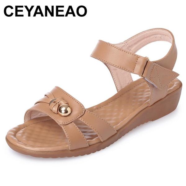 mother genuine leather sandals large size soft soled style woman casual comfortable grandmother flat e897, Black
mother genuine leather sandals large size soft soled style woman casual comfortable grandmother flat e897, Black