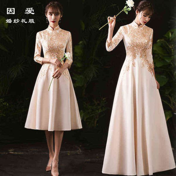 prom luxury boutique occasion dresses 2021 champagne medium length fashion chine evening dinner party elegant, Black
prom luxury boutique occasion dresses 2021 champagne medium length fashion chine evening dinner party elegant, Black
