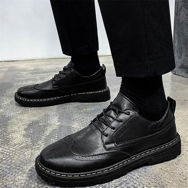 spring and autumn men's business dress small leather shoes comfortable, breathable wear-resistant, Black
spring and autumn men's business dress small leather shoes comfortable, breathable wear-resistant, Black