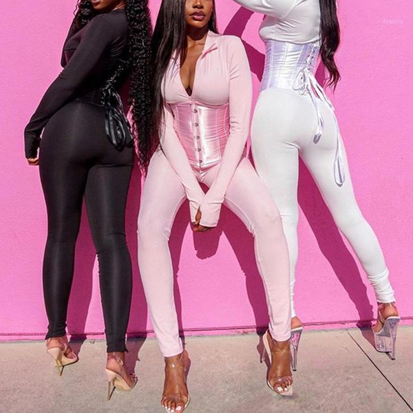 hight jumpsuit women elastic waist slim bodysuits corset push up fitness long sleeve zipper workout overalls for women1, Gray
hight jumpsuit women elastic waist slim bodysuits corset push up fitness long sleeve zipper workout overalls for women1, Gray
