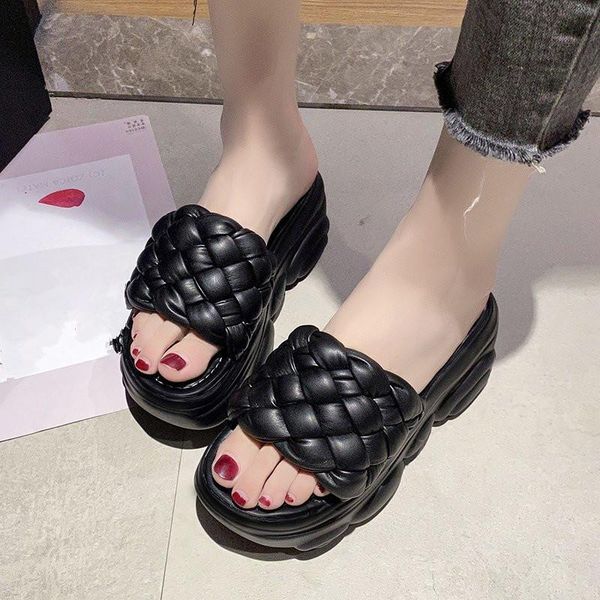 high-heeled shoes lady slippers women summer luxury slides platform pantofle designer flat 2021 fashion pu house platfo, Black
high-heeled shoes lady slippers women summer luxury slides platform pantofle designer flat 2021 fashion pu house platfo, Black