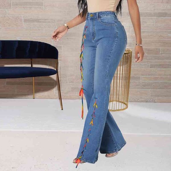 amp 39 s flare pants women jeans fashion casual high waist creative lace-up denim bootcut trousers female mom boyfriend blue
amp 39 s flare pants women jeans fashion casual high waist creative lace-up denim bootcut trousers female mom boyfriend blue