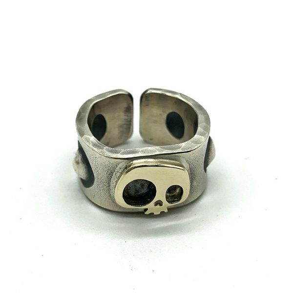 cluster rings original innovative small skull silver ring handmade custom punk style unique craft charm quirky couple brand jewelry, Golden;silver
cluster rings original innovative small skull silver ring handmade custom punk style unique craft charm quirky couple brand jewelry, Golden;silver