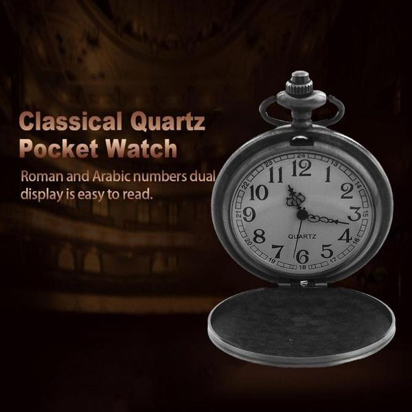 pocket watches vintage watch retro steampunk quartz necklace carving pendant chain clock flip cover diy personalized gift, Slivery;golden
pocket watches vintage watch retro steampunk quartz necklace carving pendant chain clock flip cover diy personalized gift, Slivery;golden