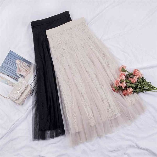 wwenn elastic high waist lace skirts womens spring autumn korean elegant casual a-line black long skirt female apricot 210507
wwenn elastic high waist lace skirts womens spring autumn korean elegant casual a-line black long skirt female apricot 210507