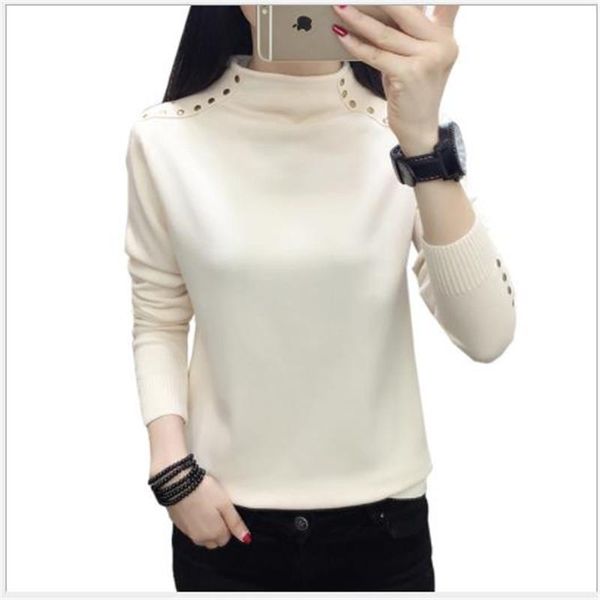 women's sweaters 2021 thin women sweater pullovers autumn knitted jumper button short long sleeve basic knitwear pull femme hiver h240, White;black
women's sweaters 2021 thin women sweater pullovers autumn knitted jumper button short long sleeve basic knitwear pull femme hiver h240, White;black