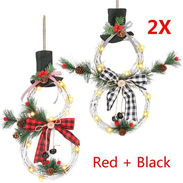 decorative flowers & wreaths 2/1 pcs christmas led wreath pendant rattan circle wall door garland hanging decoration holiday decor
decorative flowers & wreaths 2/1 pcs christmas led wreath pendant rattan circle wall door garland hanging decoration holiday decor