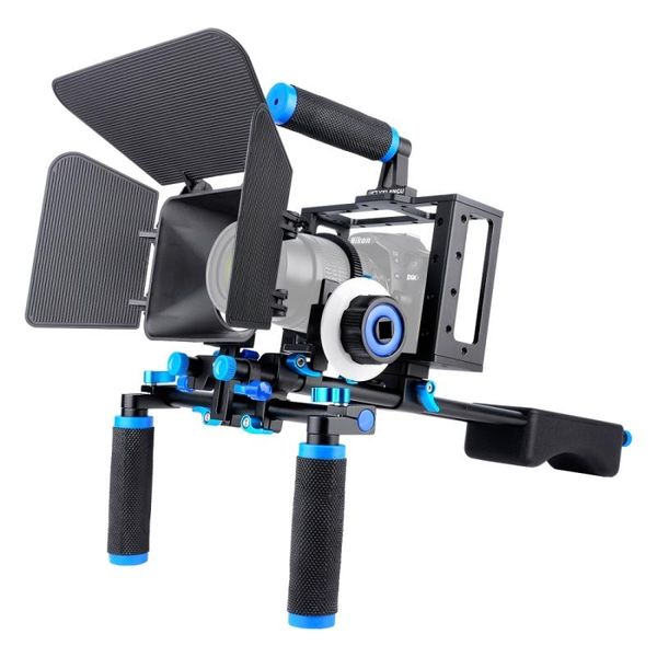 stabilizers yelangu d222 dual handles camera shoulder mount + cage stabilizer kit with matte box follow focus for dslr
stabilizers yelangu d222 dual handles camera shoulder mount + cage stabilizer kit with matte box follow focus for dslr