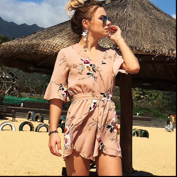 womens rompers bohemia jumpsuit women v neck chiffon print beach playsuit female short overalls casual boho bodysuit, Black;white
womens rompers bohemia jumpsuit women v neck chiffon print beach playsuit female short overalls casual boho bodysuit, Black;white