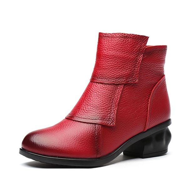 boots women's ankle 2021 autumn winter retro genuine leather laides boot for women black red woman shoes
boots women's ankle 2021 autumn winter retro genuine leather laides boot for women black red woman shoes