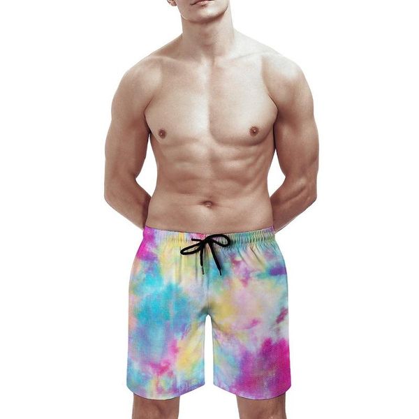 colorful tie dye pattern print men's cool beach shorts summer swim trunks quick dry mesh lining board with pockets, White;black
colorful tie dye pattern print men's cool beach shorts summer swim trunks quick dry mesh lining board with pockets, White;black