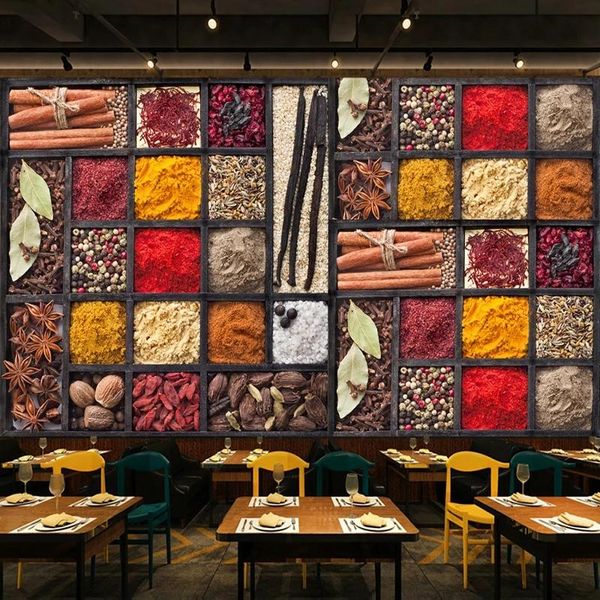 wallpapers custom 3d mural wallpaper spices seasoning ingredients materials painting restaurant kitchen backdrop decor waterproof
wallpapers custom 3d mural wallpaper spices seasoning ingredients materials painting restaurant kitchen backdrop decor waterproof