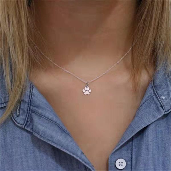 pendant necklaces long chain necklace lovely animal foot for women girl kids stain steel with jewelry box as christmas gift girls, Silver
pendant necklaces long chain necklace lovely animal foot for women girl kids stain steel with jewelry box as christmas gift girls, Silver