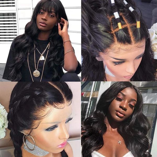 body wave 13x4 full lace front wigs with baby hair preplucked natural hairline human hair wig for black women brazilian virgin, Black;brown
body wave 13x4 full lace front wigs with baby hair preplucked natural hairline human hair wig for black women brazilian virgin, Black;brown