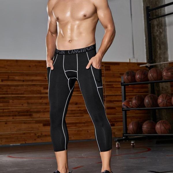 running pants men's sports shorts fitness workout 3/4 men compression with pocket cycling training short tights gym leggings, Black;blue
running pants men's sports shorts fitness workout 3/4 men compression with pocket cycling training short tights gym leggings, Black;blue