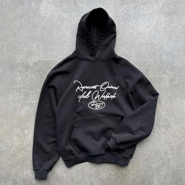 men's hoodies & sweatshirts men women 1:1 high-quality foam print represent vintage pullover black owners club worldewide hoodie
men's hoodies & sweatshirts men women 1:1 high-quality foam print represent vintage pullover black owners club worldewide hoodie