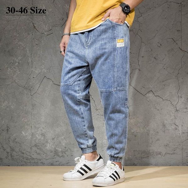 plus size 46 44 42men's fashion harem jeans spring summer thin hip-hop streetwear denim cotton pants loose casual trousers men's, Blue
plus size 46 44 42men's fashion harem jeans spring summer thin hip-hop streetwear denim cotton pants loose casual trousers men's, Blue