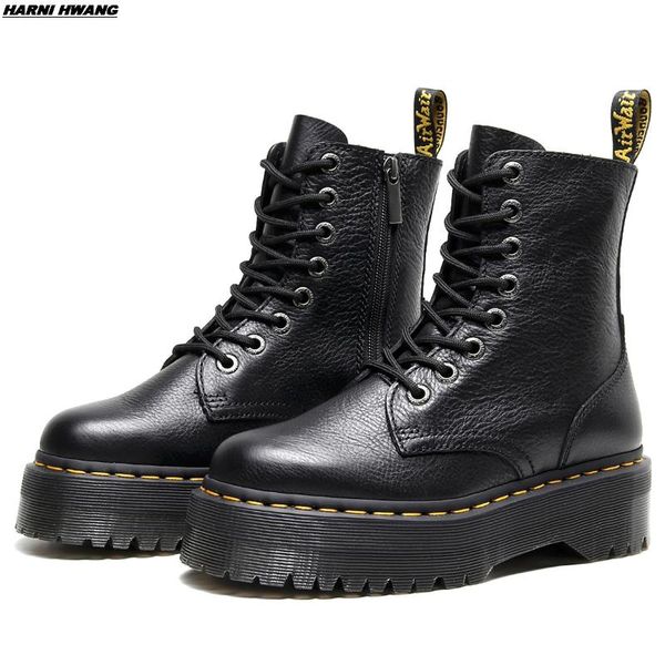 boots harni hwang motorcycle 2021 women's fashion leather ankle platform party shoes women size 35-41, Black
boots harni hwang motorcycle 2021 women's fashion leather ankle platform party shoes women size 35-41, Black