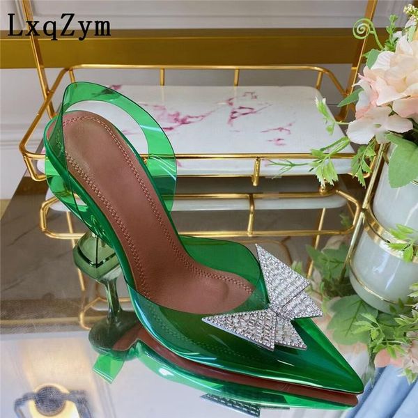 dress shoes green pvc crystal women sandals runway rhinestone butterfly strange heel slingback party shoe pointed toe wedding, Black
dress shoes green pvc crystal women sandals runway rhinestone butterfly strange heel slingback party shoe pointed toe wedding, Black