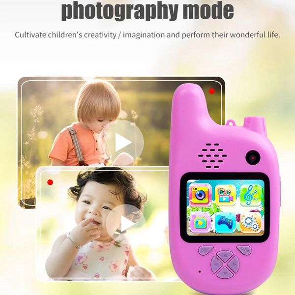 in 1 children camera walkie talkie 8mp dual lenses 2.0inch ips screen with mp3 play,game and recording digital cameras
in 1 children camera walkie talkie 8mp dual lenses 2.0inch ips screen with mp3 play,game and recording digital cameras