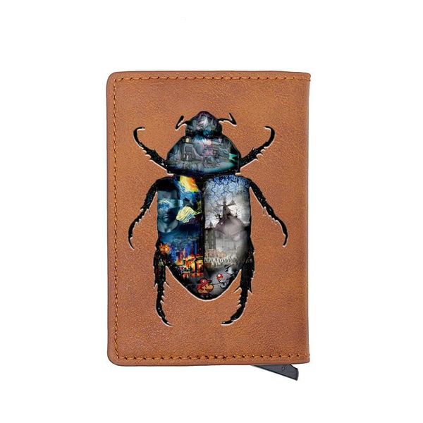 card holders classic scarab design digital printing leather holder wallet men women package mini short purse gift, Brown;gray
card holders classic scarab design digital printing leather holder wallet men women package mini short purse gift, Brown;gray