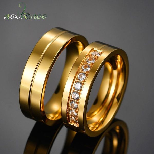 wedding rings nextvance romantic stainless steel cubic zirconia couple gold color band promise love finger ring 6mm, Slivery;golden
wedding rings nextvance romantic stainless steel cubic zirconia couple gold color band promise love finger ring 6mm, Slivery;golden