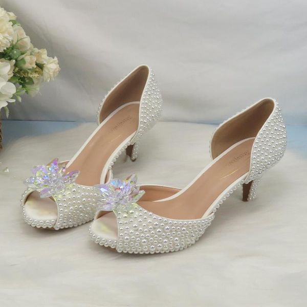 dress shoes white pearl crystal flower bridal women wedding rhinestone high heel fish toe summer party shoe open, Black
dress shoes white pearl crystal flower bridal women wedding rhinestone high heel fish toe summer party shoe open, Black