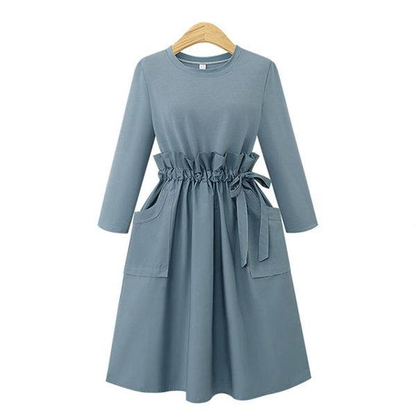 casual dresses 2021 autumn european style women dress plus size 5xl female patchwork vestidos loose bow long sleeve o-neck brand robe, Black;gray
casual dresses 2021 autumn european style women dress plus size 5xl female patchwork vestidos loose bow long sleeve o-neck brand robe, Black;gray
