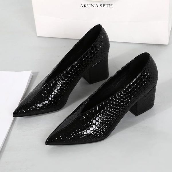 dress shoes black leather soft shallow mouth pointed thick heel women's 2021 high versatile
dress shoes black leather soft shallow mouth pointed thick heel women's 2021 high versatile