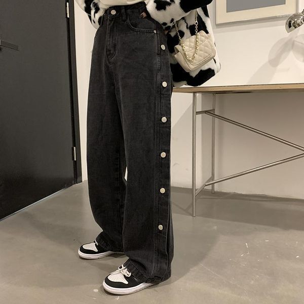 women's jeans woman pants street style for women spring and autumn high waist straight-leg pantalones vaqueros mujer, Blue
women's jeans woman pants street style for women spring and autumn high waist straight-leg pantalones vaqueros mujer, Blue