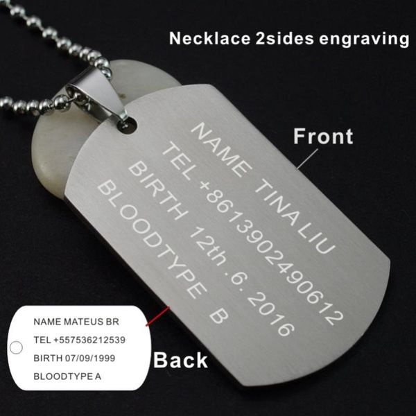 pendant necklaces men's military army mastainless steel blank dog tag charm key chain necklace 60cm long, Silver
pendant necklaces men's military army mastainless steel blank dog tag charm key chain necklace 60cm long, Silver