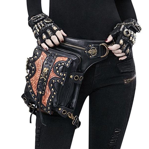 gothic motorcycle drop leg thigh bag men waist bags women steampunk crossbody skull hip belt holster travel pack pouch
gothic motorcycle drop leg thigh bag men waist bags women steampunk crossbody skull hip belt holster travel pack pouch