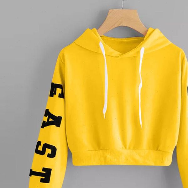girls long sleeve womens hoodie crop letter print blouse shirts red khaki yellow woman cropped sweatshirts, Black
girls long sleeve womens hoodie crop letter print blouse shirts red khaki yellow woman cropped sweatshirts, Black