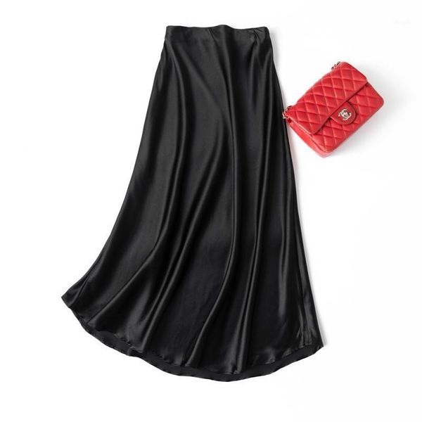 skirts shuchan natural silk black women skirt a-line mid-calf empire office lady poplin faldas mujer moda 2021 korean style
skirts shuchan natural silk black women skirt a-line mid-calf empire office lady poplin faldas mujer moda 2021 korean style