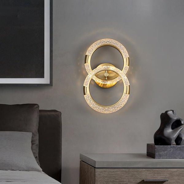 deyidn modern minimalist round wall lamp golden copper light living room stair background bedroom bedside aisle sconce lamps
deyidn modern minimalist round wall lamp golden copper light living room stair background bedroom bedside aisle sconce lamps