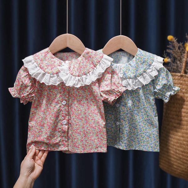 toddler kids shirt for summer baby girl doll collar floral blouse children girls clothes cute flower shirts outwear, White;black
toddler kids shirt for summer baby girl doll collar floral blouse children girls clothes cute flower shirts outwear, White;black