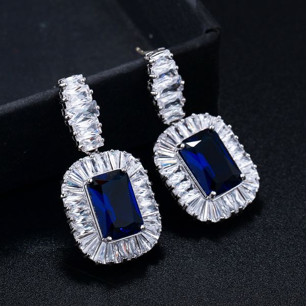 fashion noble charm earring designer for woman square earrings bride wedding 925 sterling silver post white blue aaa cubic zirconia copper w, Golden
fashion noble charm earring designer for woman square earrings bride wedding 925 sterling silver post white blue aaa cubic zirconia copper w, Golden