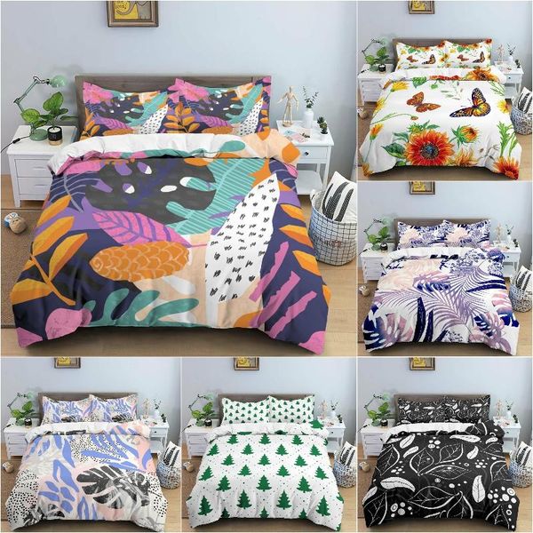 bedding sets leaves pattern set duvet cover comforter bedclothes twin/king/ quilt size home textile
bedding sets leaves pattern set duvet cover comforter bedclothes twin/king/ quilt size home textile