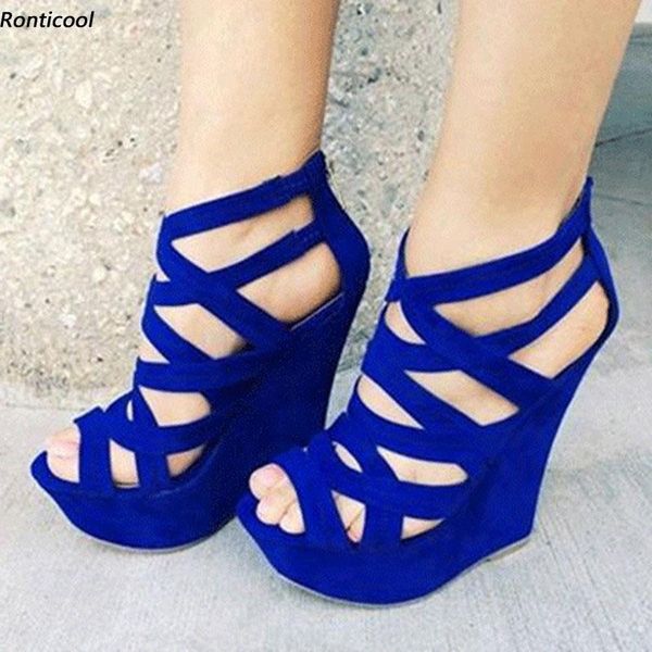 ronticool handmade women summer sandals hollow out wedges high heels open toe black blue red casual shoes size 38 47 52 dress
ronticool handmade women summer sandals hollow out wedges high heels open toe black blue red casual shoes size 38 47 52 dress