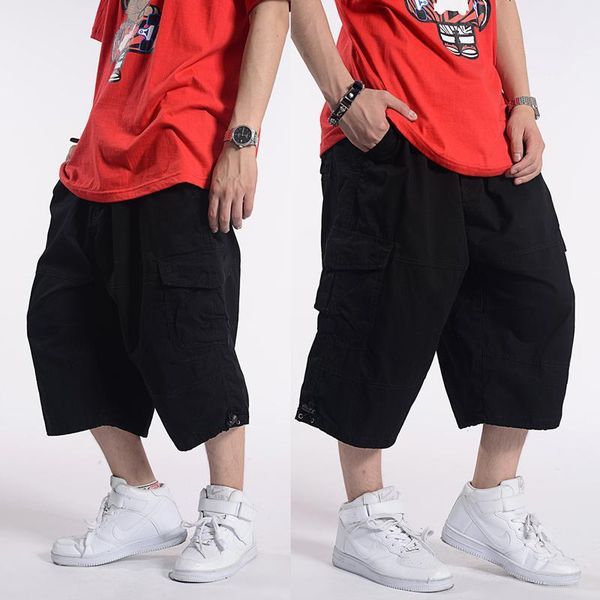 baggy hip hop multiple pockets harem pants for 60-150 kg summer plus size 32-44 46 48 50 men cotton calf-length men's, Black
baggy hip hop multiple pockets harem pants for 60-150 kg summer plus size 32-44 46 48 50 men cotton calf-length men's, Black