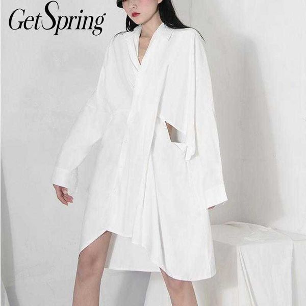 getspring women dress long sleeve hollow out cotton white shirt dresses irregular plus size summer 210601, Black;gray
getspring women dress long sleeve hollow out cotton white shirt dresses irregular plus size summer 210601, Black;gray