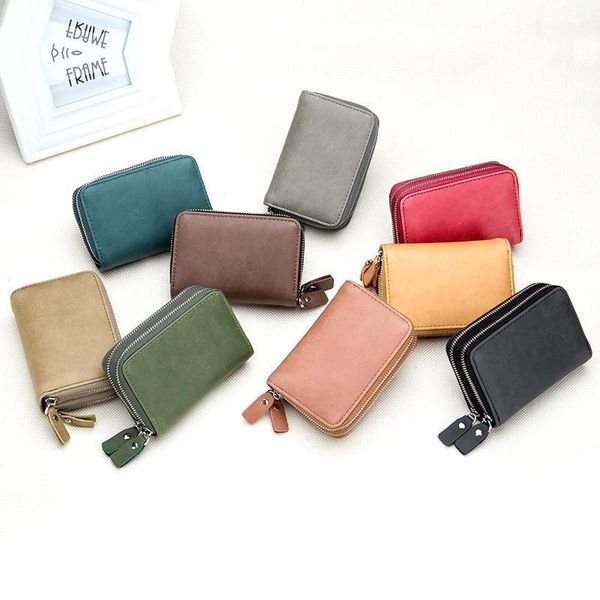 card holders multi-functional double layer organ wallet zipper cross men's women's rfid key case large capacity purse customizable, Brown;gray
card holders multi-functional double layer organ wallet zipper cross men's women's rfid key case large capacity purse customizable, Brown;gray