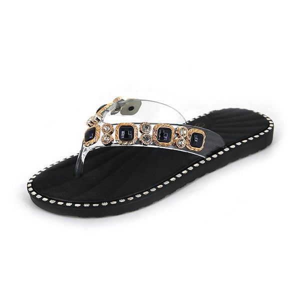 slippers women's shoes summer fashion water drill casual soft bottom comfortable flip-flops, Black
slippers women's shoes summer fashion water drill casual soft bottom comfortable flip-flops, Black