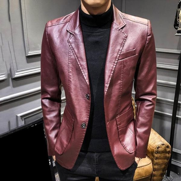 men's suits & blazers jacket 2021 solid color faux leather suit jackets male for autumn winter slim business long sleeve lapel blazer c, White;black
men's suits & blazers jacket 2021 solid color faux leather suit jackets male for autumn winter slim business long sleeve lapel blazer c, White;black