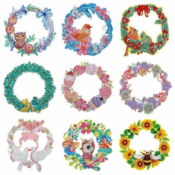 diamond painting diy wreath kit for home door wall decoration animal flower special shaped drill embroidery
diamond painting diy wreath kit for home door wall decoration animal flower special shaped drill embroidery