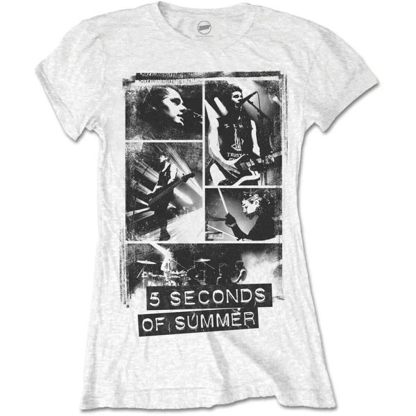 ladies 5 seconds of summer 5sos p blocks official women women t-shirt, White;black
ladies 5 seconds of summer 5sos p blocks official women women t-shirt, White;black