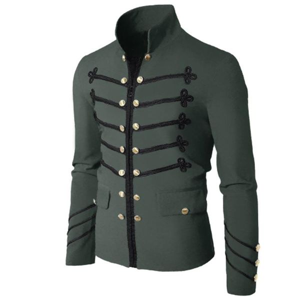 men's jackets coat jacket gothic embroider button uniform costume praty outwear, Black;brown
men's jackets coat jacket gothic embroider button uniform costume praty outwear, Black;brown